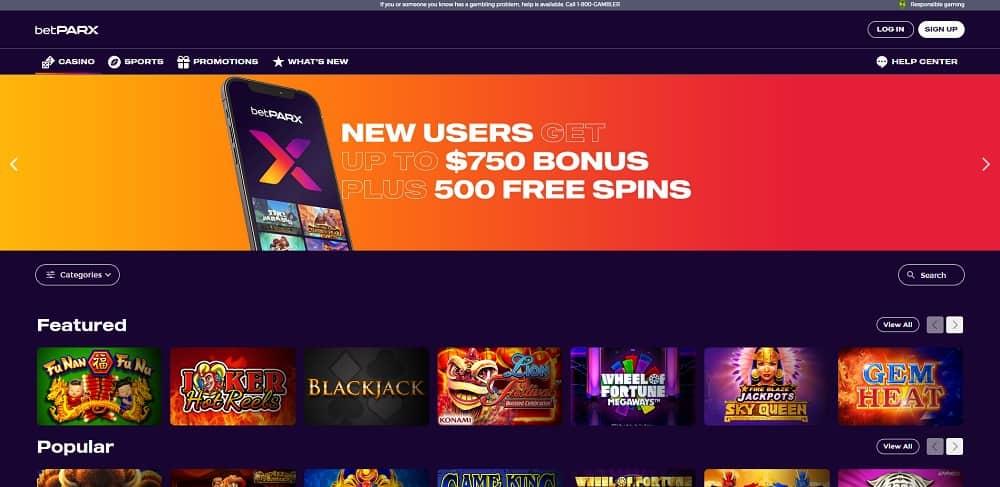 parx casino app android