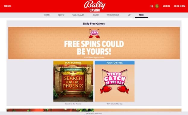 Bally Casino Site