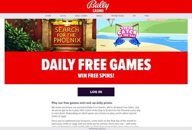 Bally Casino free spins