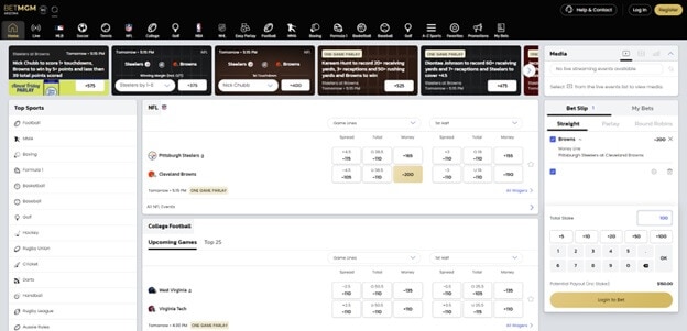 BetMGM arbitrage betting