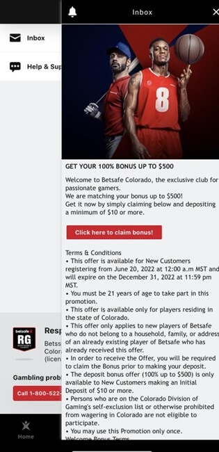 Claim betsafe promo code here
