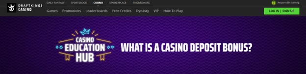 DraftKings Casino reload bonus and free spins