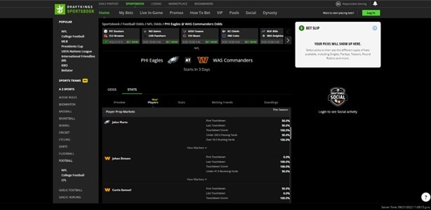 DraftKings Arbitrage Betting