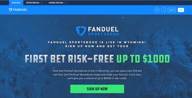 FanDuel Sportsbook Registration Page