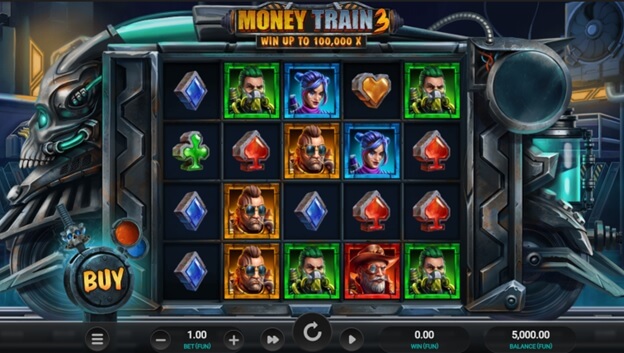 Money Train 3 slot gameplay