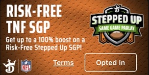 Same Game Parlay Reload Boost