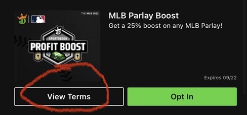 Sportsbook Reload Bonus Terms and Conditions