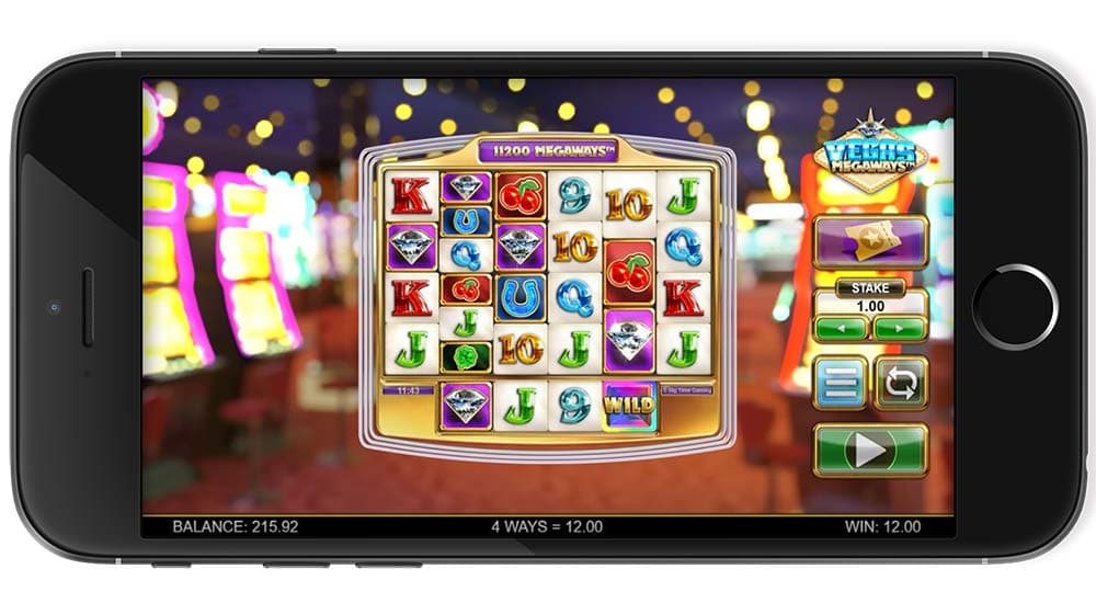 Vegas Megaways BaseGame Mobile