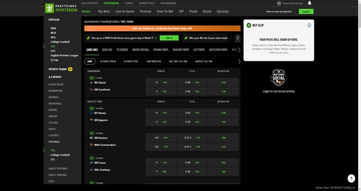 DraftKings Sportsbook Pools