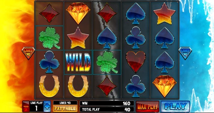 Fire & Ice Diamonds Slot