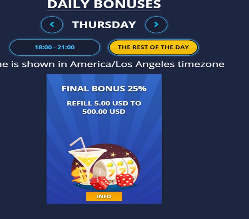 WebSweeps Daily Bonuses