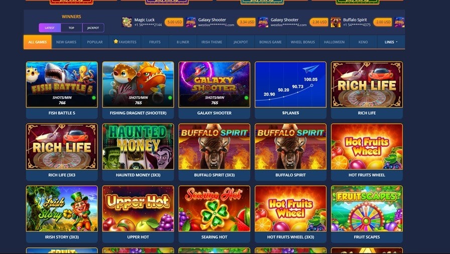 WebSweeps Slots