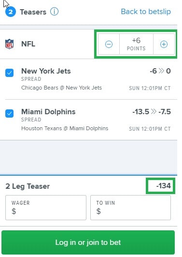 How to bet teasers on FanDuel