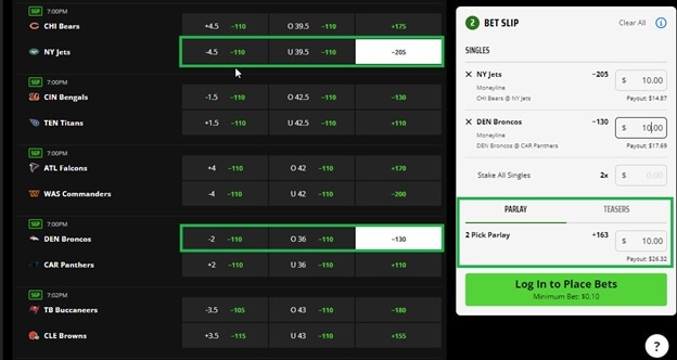 Teaser Bets on DraftKings Explained