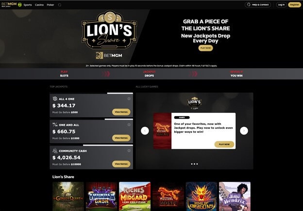 BetMGM Lion's Share