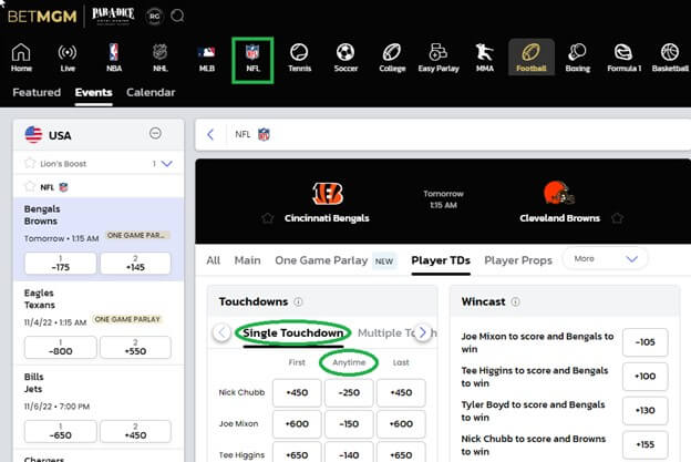 DraftKings Sportsbook on X: Anytime Touchdown parlays are 