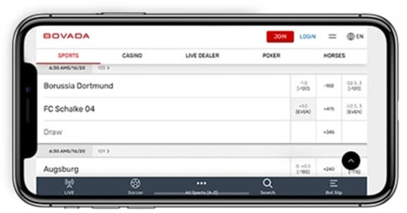 Bovada Mobile App