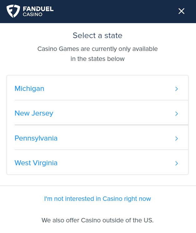 fanduel casino us states