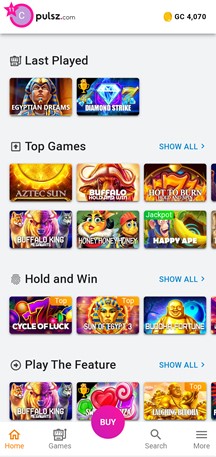 Pulsz Casino Games