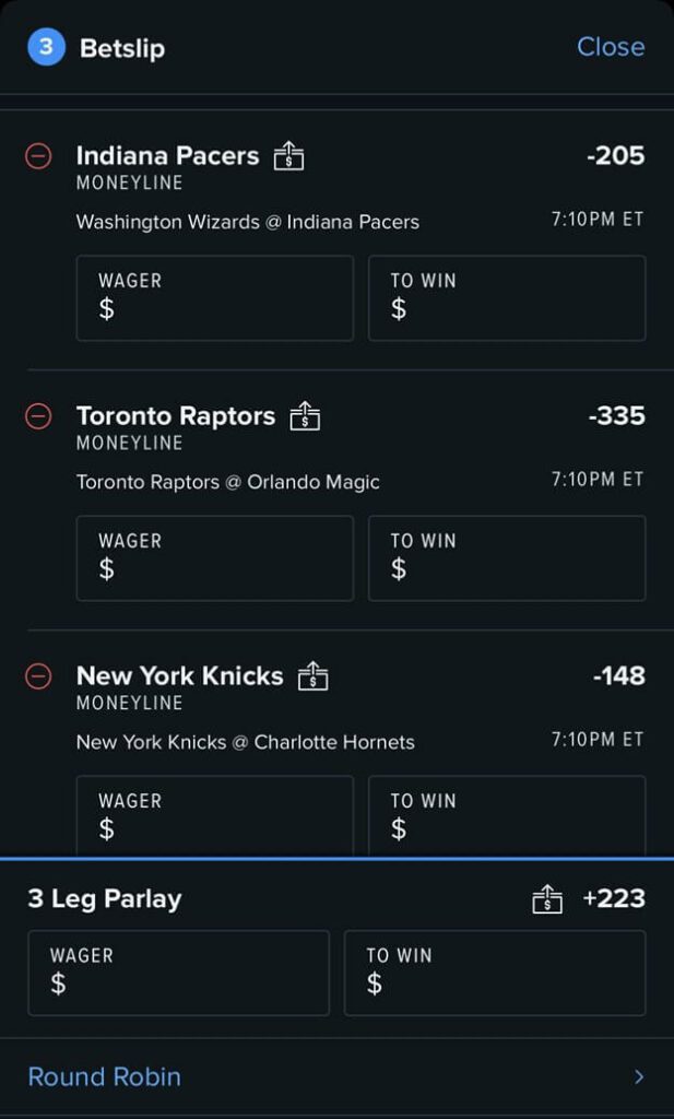 How to Bet Round Robins on FanDuel Sportsbook