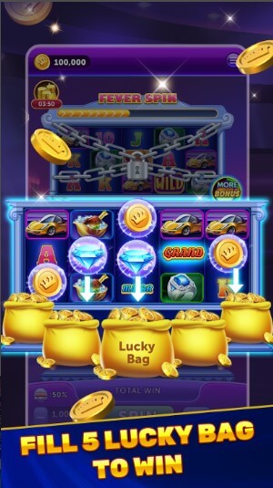 Slot Rush App Fill 5 Lucky Bag To Win