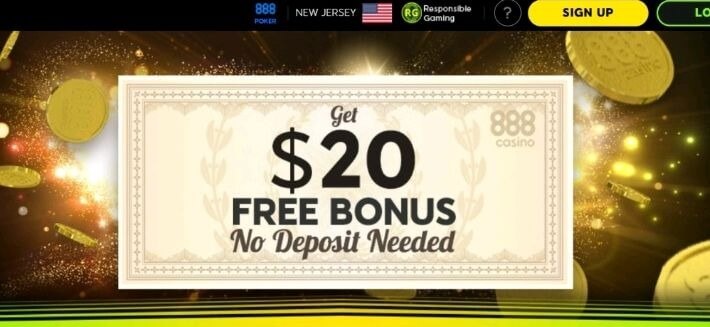 888 $20 Free Bonus No Deposit