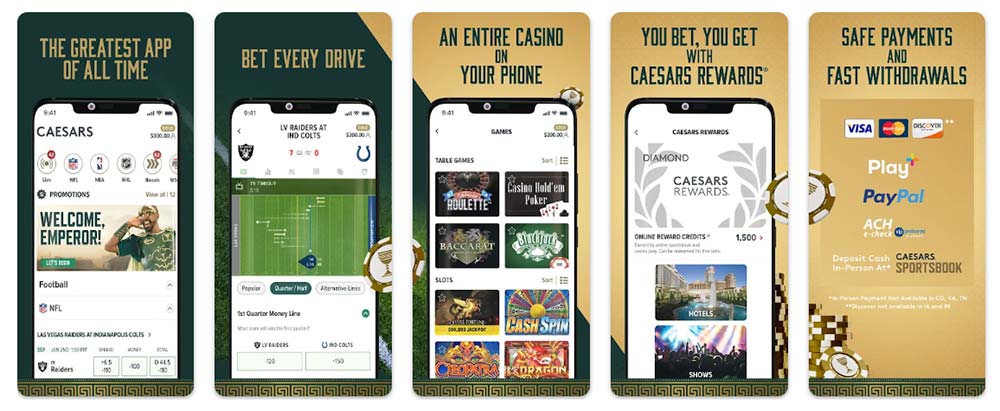 caesars android casino app