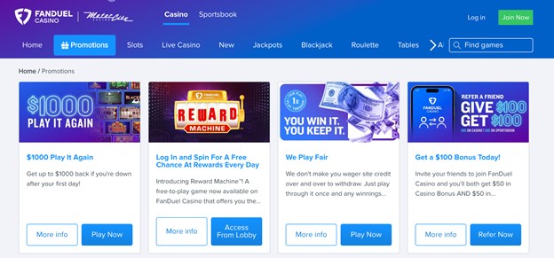 FanDuel Casino Promotions