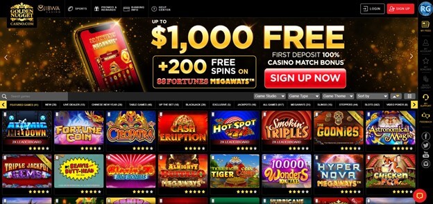 Golden Nugget Casino Slots