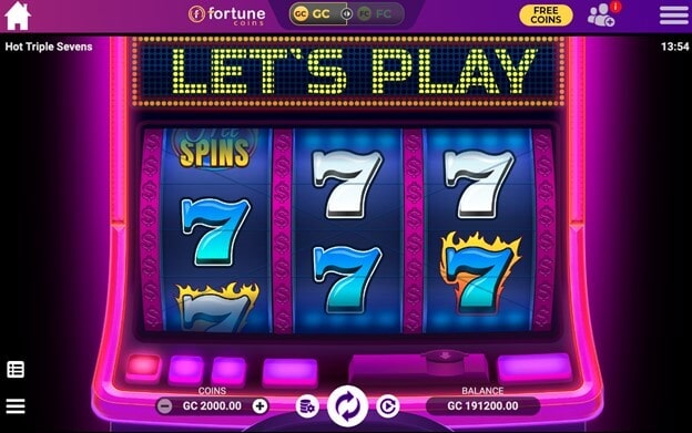 Hot Triple Sevens Slot