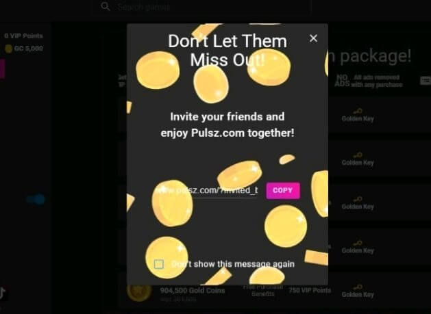 Pulsz Casino Reward Codes