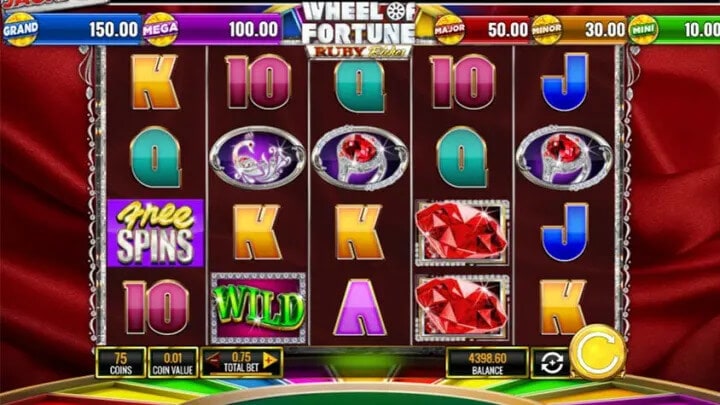 Wheel of Fortune Ruby Riches Slot