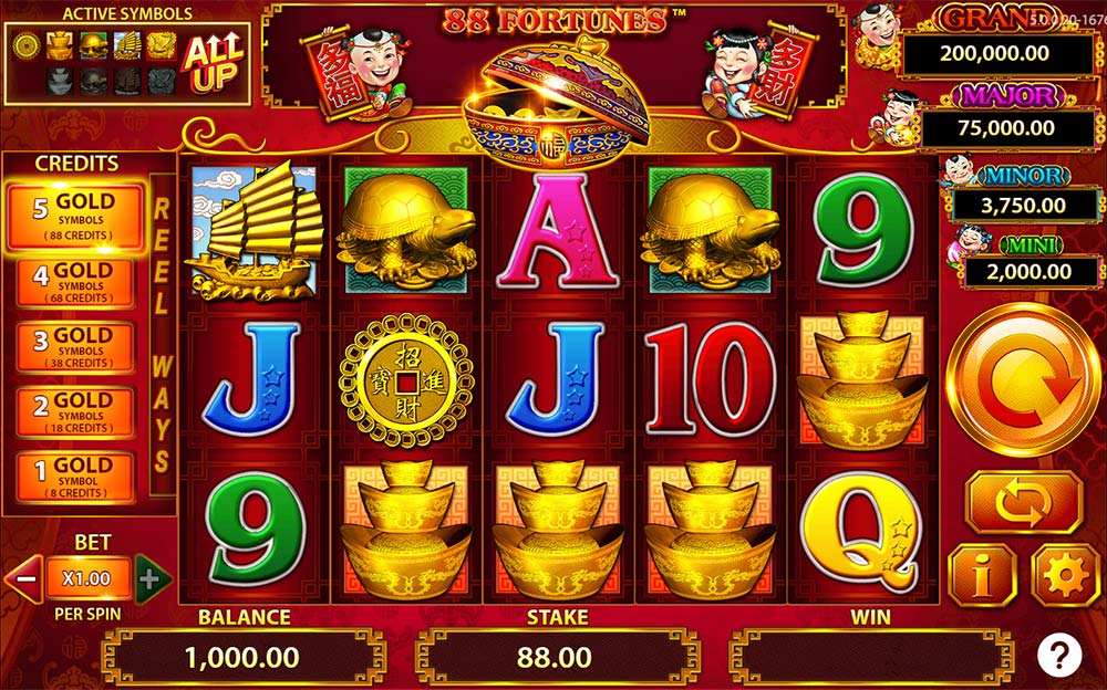 88 fortunes online slot SGi