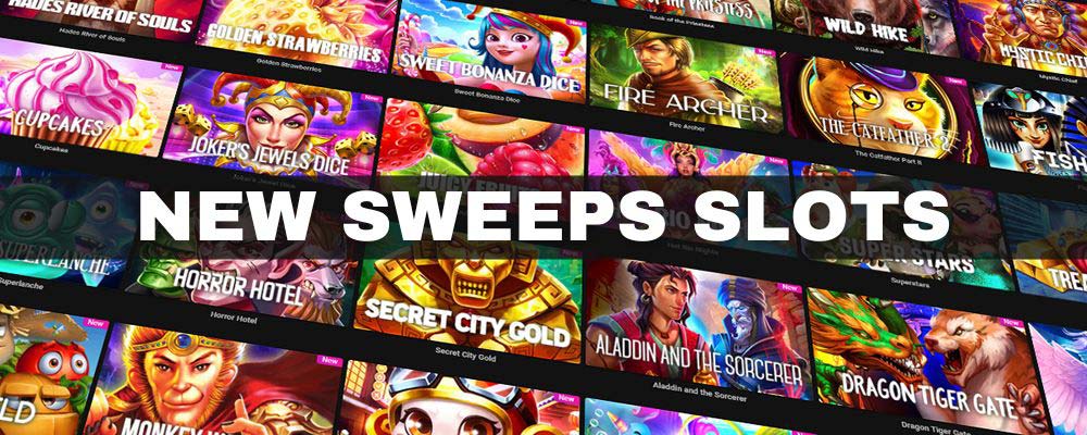 New Sweeps Slots header