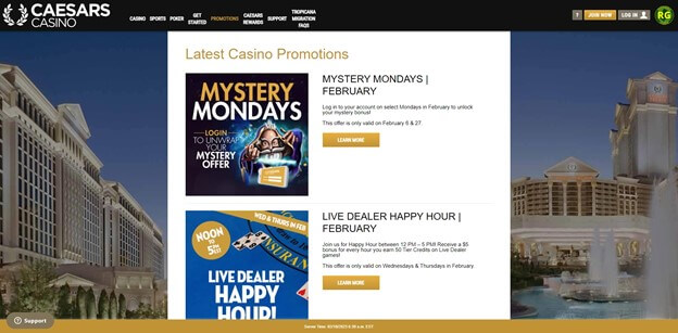 Caesars Casino Promotions