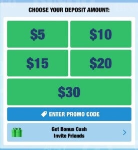 Deposit Amount Bingo Cash App