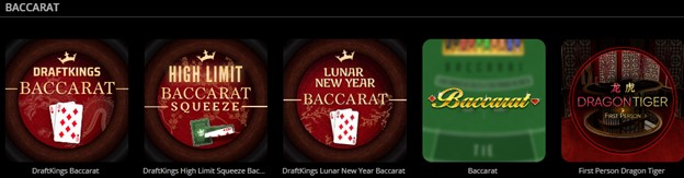 DraftKings Casino Baccarat