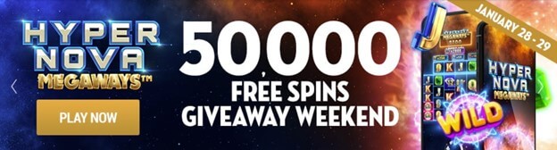 Hyper Nova Megaways 50000 Free Spins