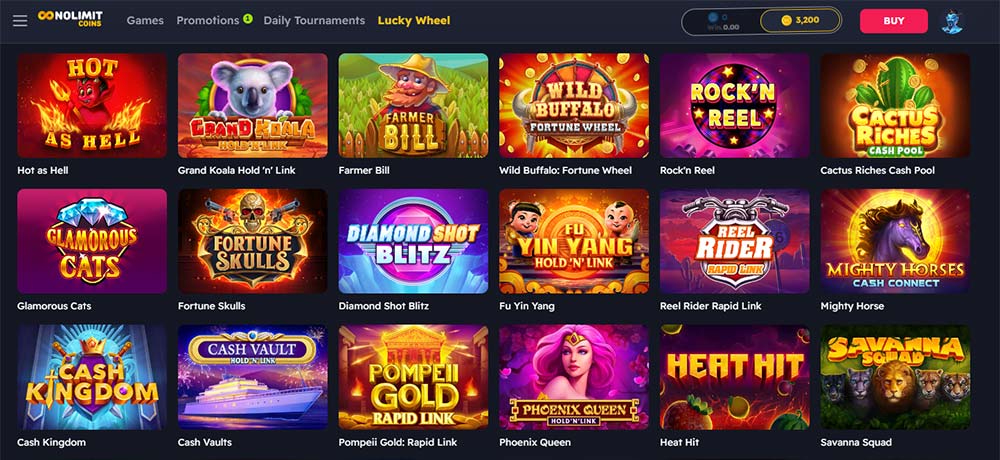 nolimicoins casino new online slots