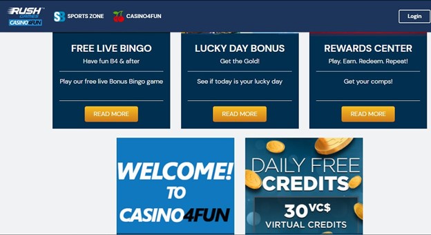 Rush Games Casino4Fun Promotions