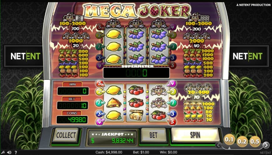 mega joker slot game