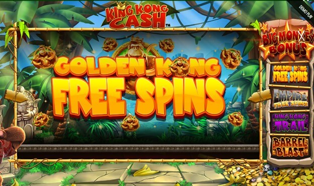 free play king kong cash