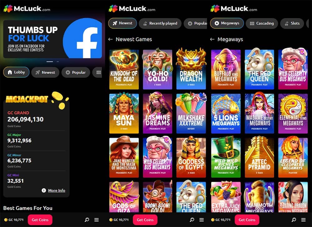 McLuck Social Casino Review | 27.5 FREE Sweepstakes Coins