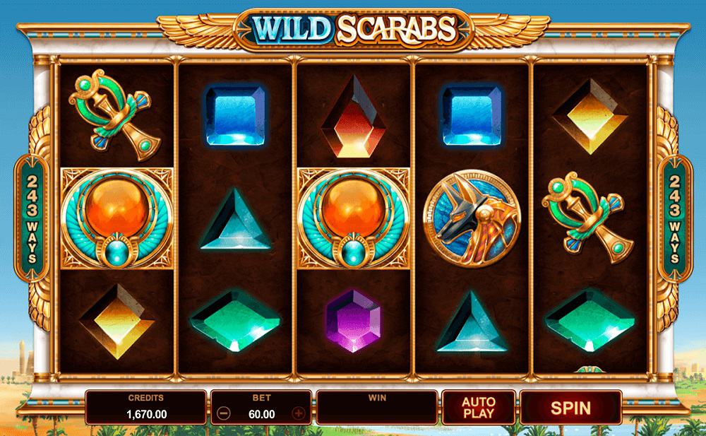 wild scarabs slot microgaming