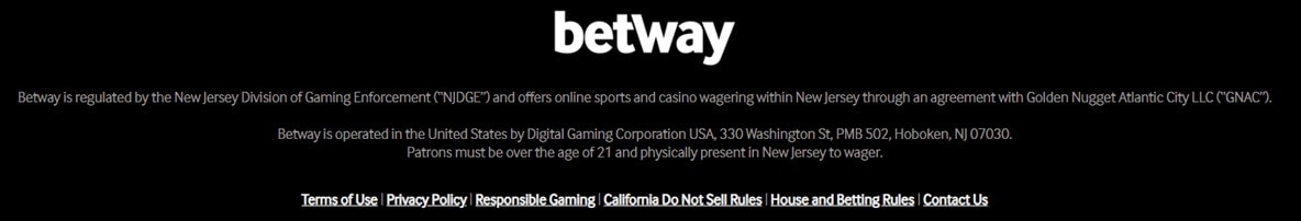 Betway Regulated