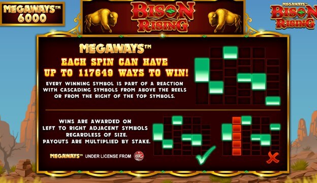 Buffalo Rising Megaways Information