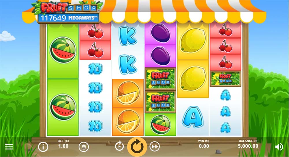 fruit shop megaways slot