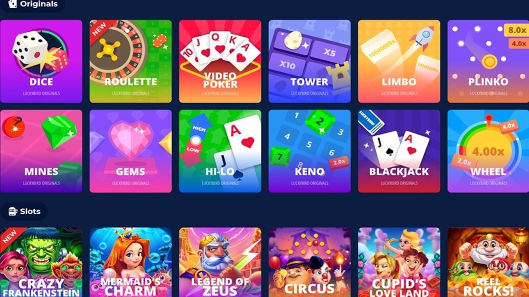 LuckyBird.io Games