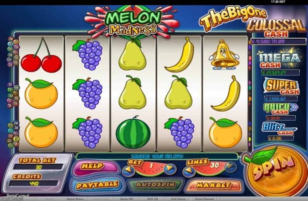 Melon Madness Deluxe Slot Game