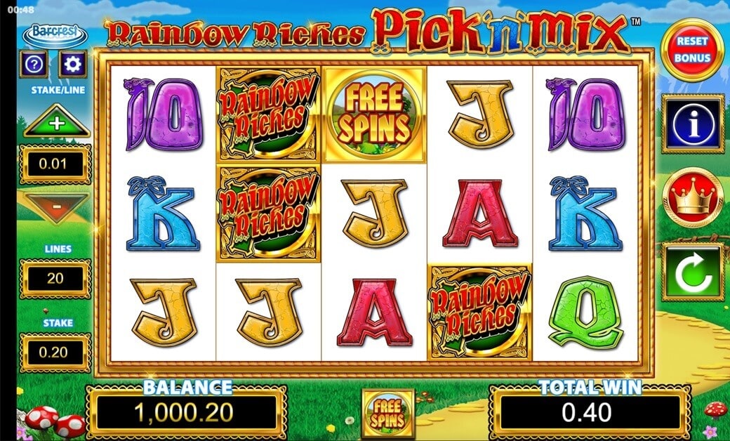 Rainbow Riches Pick N' Mix Slot